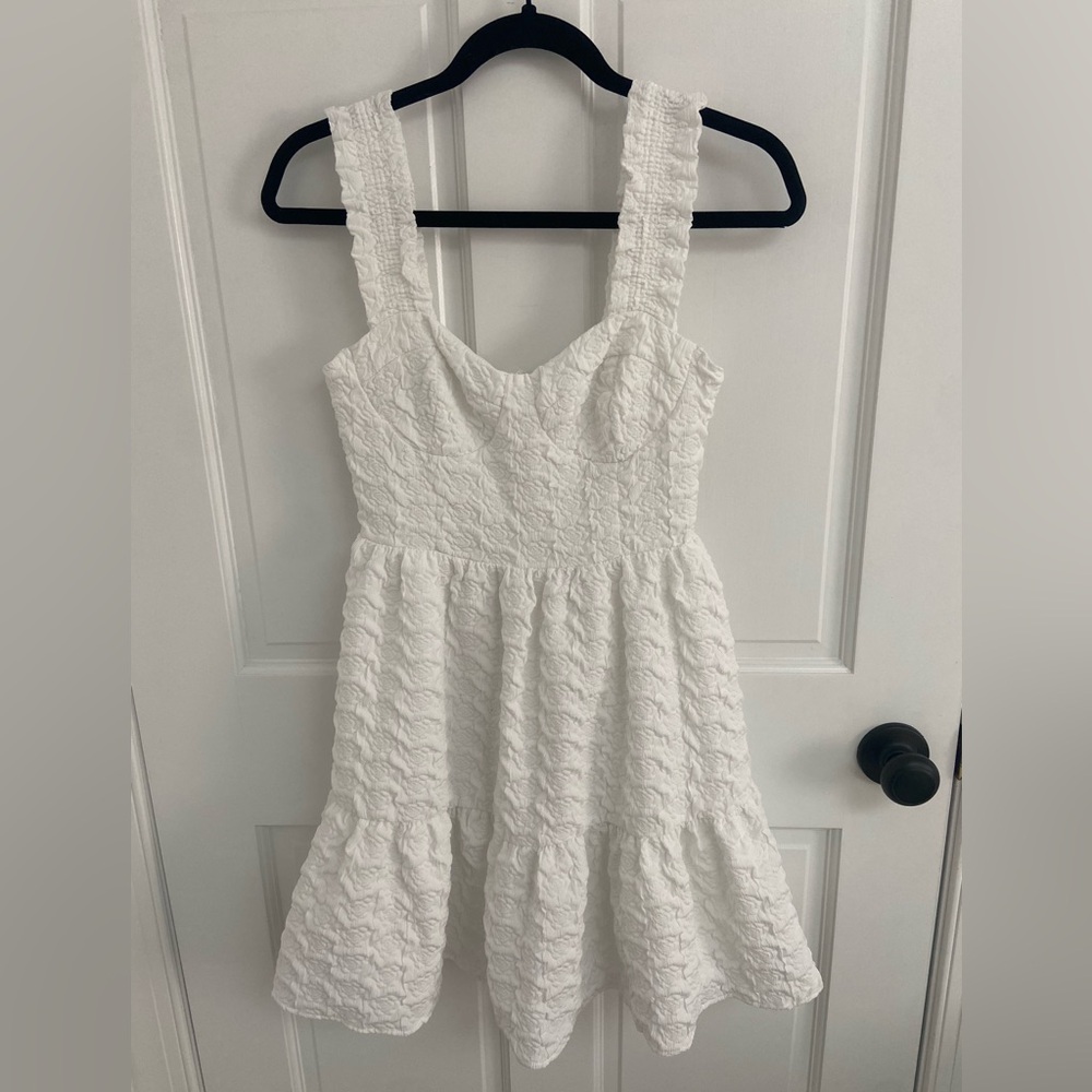 All in favor white dress
